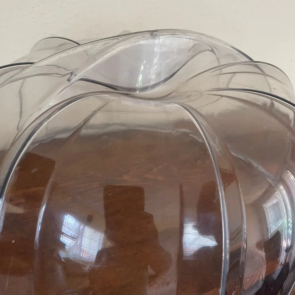 Nordic Ware Acrylic Plastic Bundt Cake Cover LID ONLY Replacement Clear